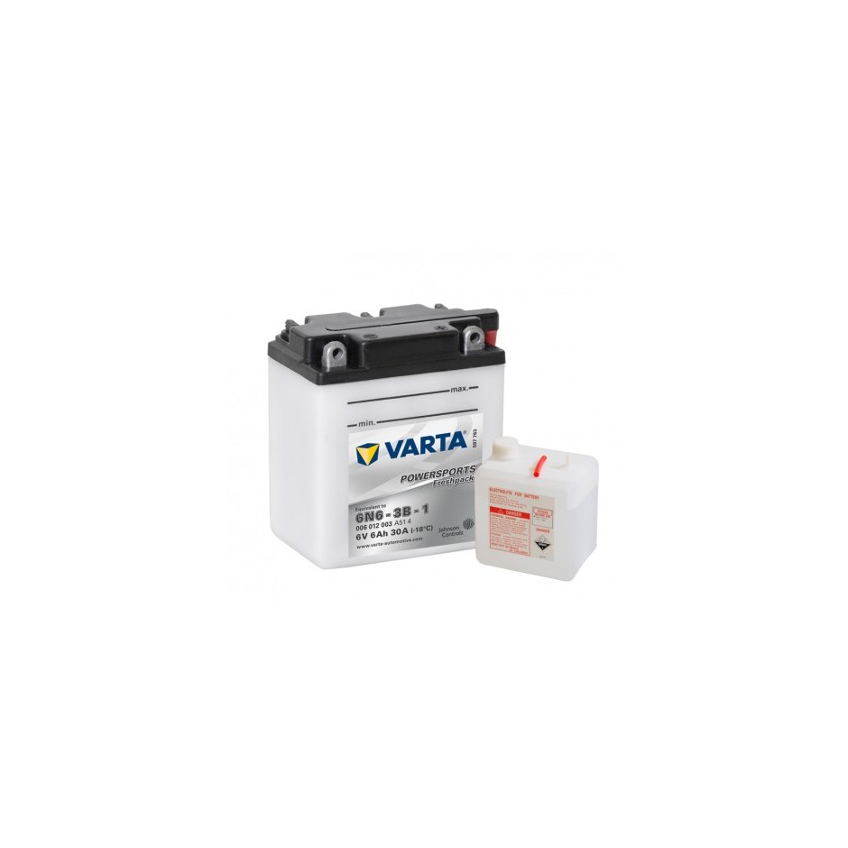 Batterie Varta  Funstart Freshpack 6V 6N6-3B-1