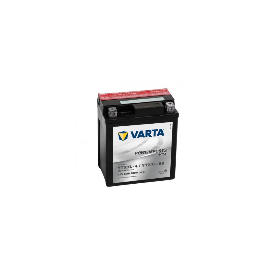 Batterie Varta  Funstart AGM YTX7L-4 / YTX7L-BS