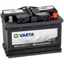 Batterie Varta  Promotive BLACK 12V D33
