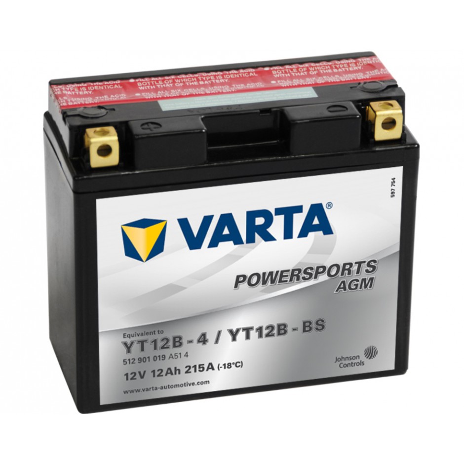 Batterie Varta  Funstart AGM YT12B-4 / YT12B-BS