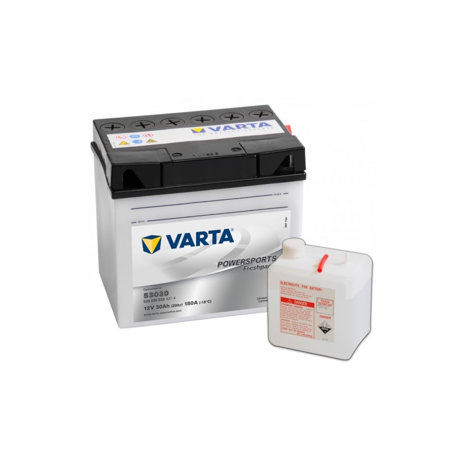 Batterie Varta  Funstart Freshpack 12 V Y60-N30L-A / 53030