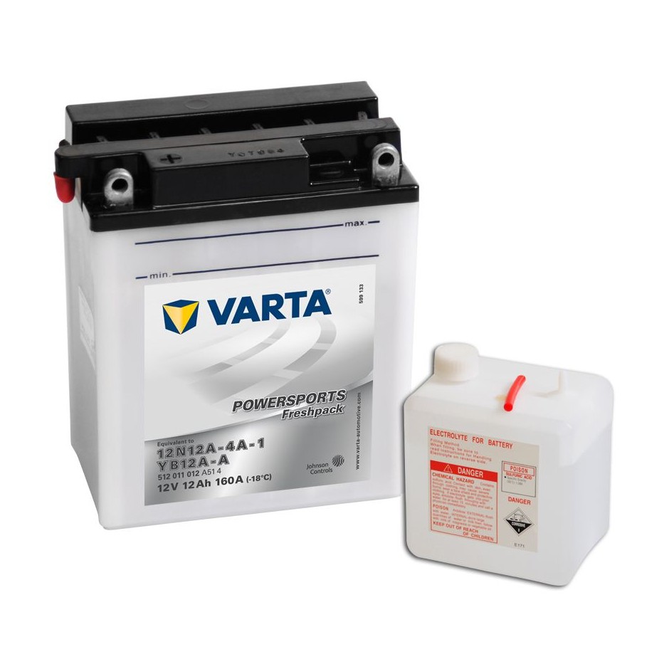 Batterie Varta  Funstart Freshpack 12 V YB12A-A /12N12A-4A-1