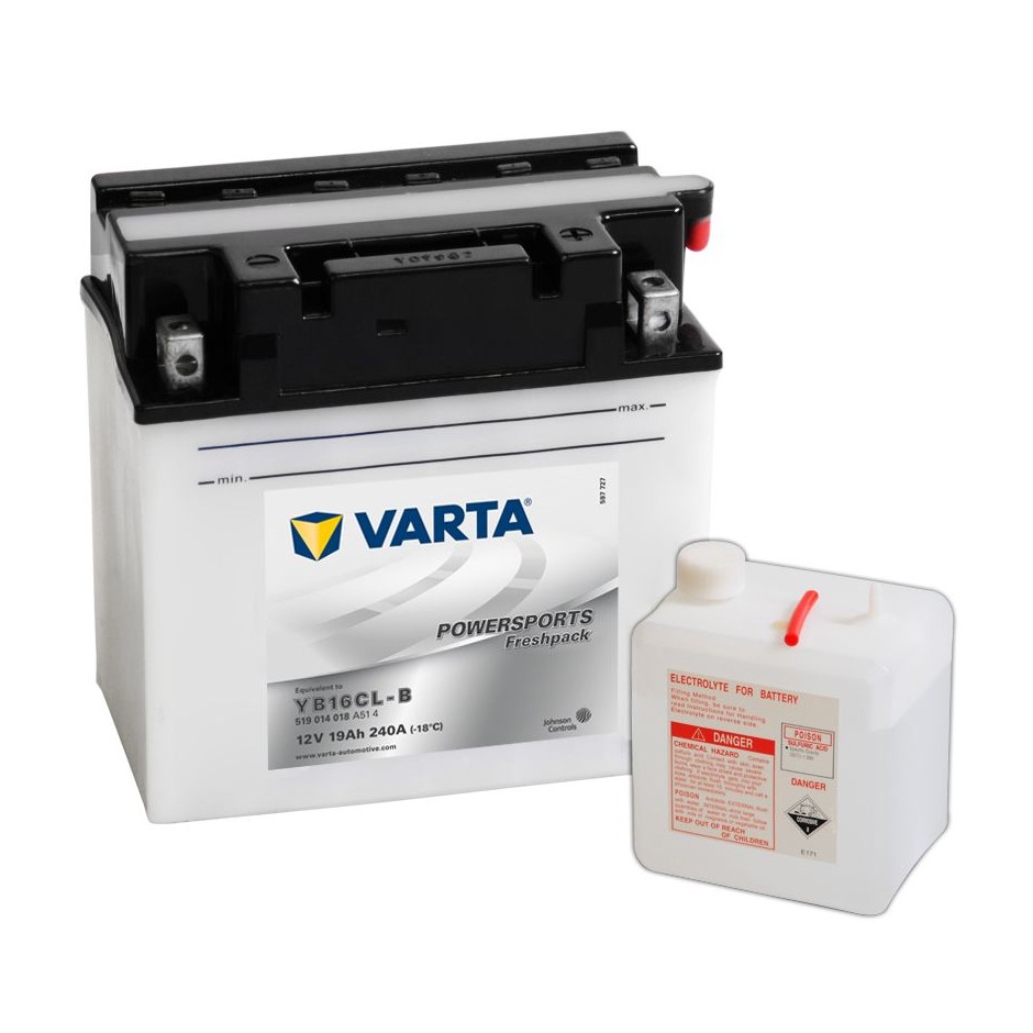 Batterie Varta  Funstart Freshpack 12 V YB16CL-B